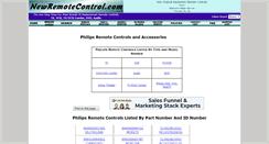 Desktop Screenshot of philips.newremotecontrol.com